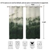 Renaiss Foggy Forest Blackout Curtains, Misty Mountain Mystric Forest Thermal