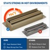 4" x 12" Floor Register Vent Covers 6-Pack, Walkable Powder-Coated