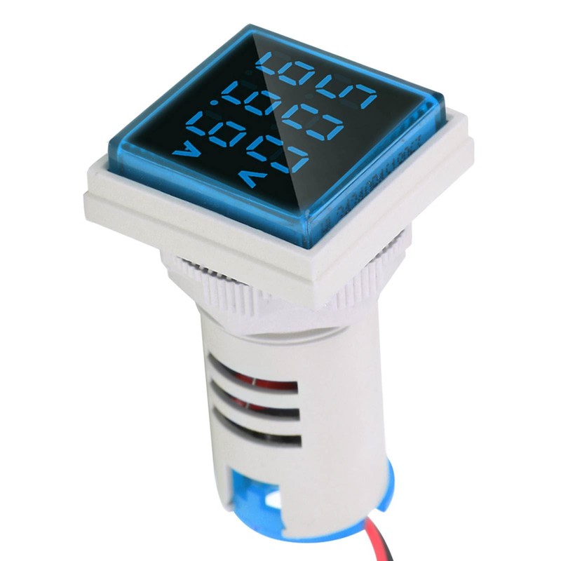 LED Digital Display, Voltage Tester 60-500V 0-100A AC Volt, Volt