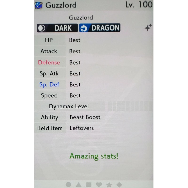 Pokémon Shiny Ultra Worm Hole Guzzlord For Pokémon Sword &