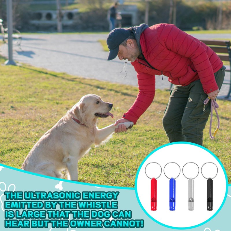 4 PCS Dog Whistles For Recall, Dog Training Whistle for