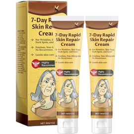 7-Day Rapid Skin Repair Cream Intense Skin Cream for Firming and Rejuvenating Skin (2PCS, S)