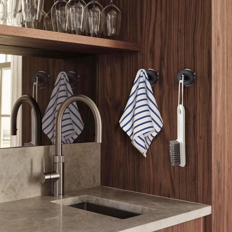 YOHOM Suction Cup Hooks for Shower Wall Bathrooms Towels Hook
