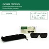 NATURALIGHT Rasterbrille/Lochbrille für Augentraining - Modell Kunzite – Bifokales Raster