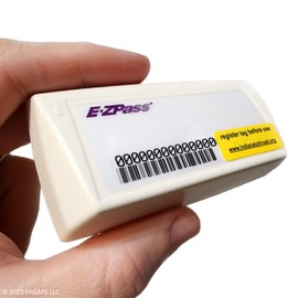 TAGAAS E-ZPass Transponder - Indiana Toll Road (ITRCC) (2-Pack)