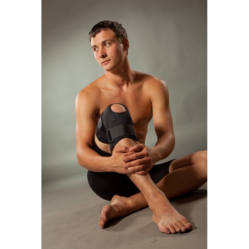 Knee Support LOREY KN10029 4 mm thick neoprene with nylon