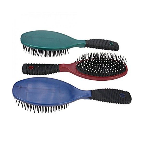 Na-Und 61676 Hairbrush Masssage 22 cm Oval Rubber Grip Color