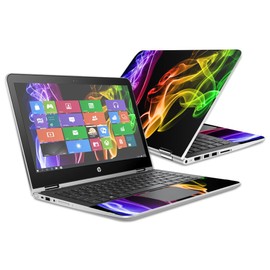 MightySkins Skin Compatible with HP Pavilion x360 13" (2016) wrap Cover Sticker Skins Bright Smoke