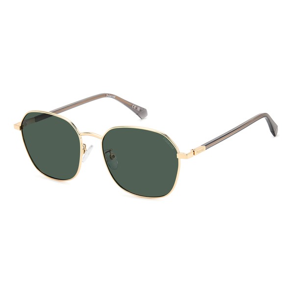 POLAROID Men's Sunglasses, Gold Green