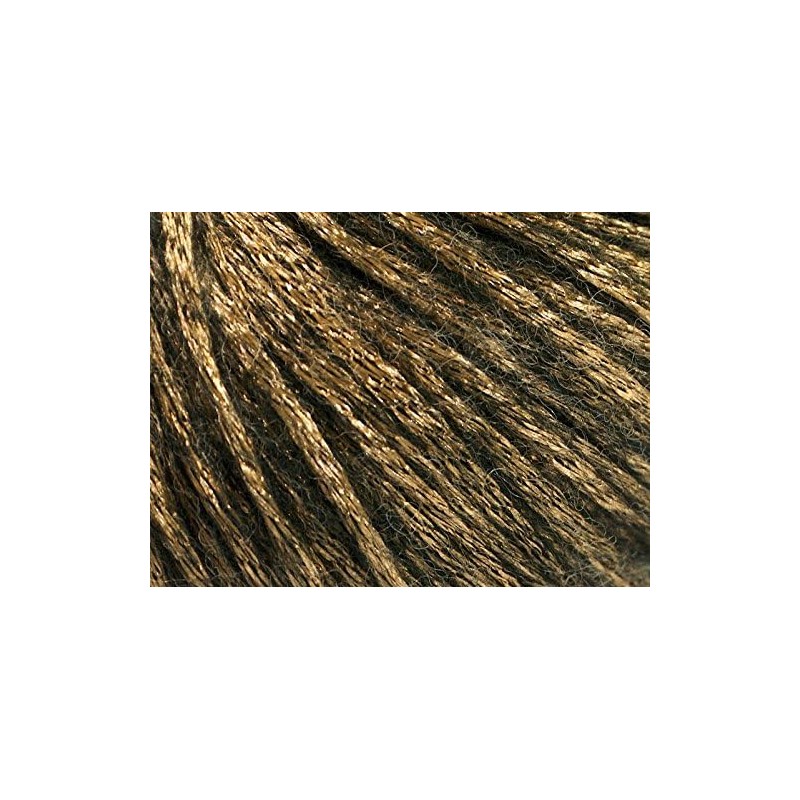 Rock Star, Gold, Black, Metallic Shine, Soft Nylon Merino Wool