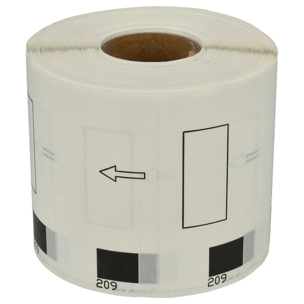 vhbw Premium Sticker Roll Labels for Brother P-Touch QL-550 710,