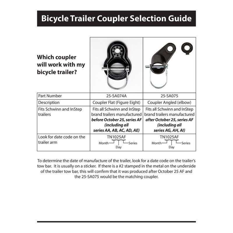InStep Bicycle Trailer Coupler Attachment Schwinn Bike Trailers - 2