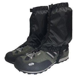 ENN LLC Gator Mountaineering Spats Short Shoe Cover Trekking Waterproof Mud Flaps (Black)