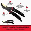RONAVO Pruning Shears, Steel Blade, Titanium Coated Bypass Type, Pruning