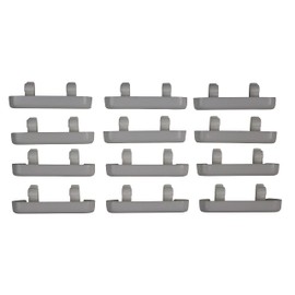 Generic 12 x PVC Window Drain Caps Weep Hole Drainage Covers uPVC Double Glazing White