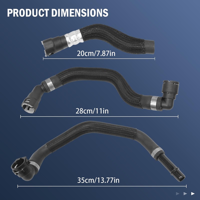 68199254AA Heater Hose Kit fits Grand Cherokee 2014-2018 200 2015-2017
