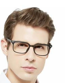 MARE AZZURO Lightweight Progressive Multifocus Reading Glasses Blue Light Blocking Readers Women Men 1.0 1.5 2.0 2.5 3.0 3.5 4.0 (Black, 1.50)