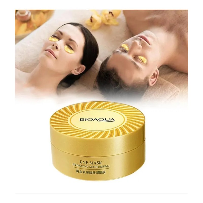 🔥 Bioaqua parches antiarrugas de oro hidratantes para ojos tipo