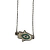 VIE Evil Eye Bracelet, White Hamsa Hand (JIT)