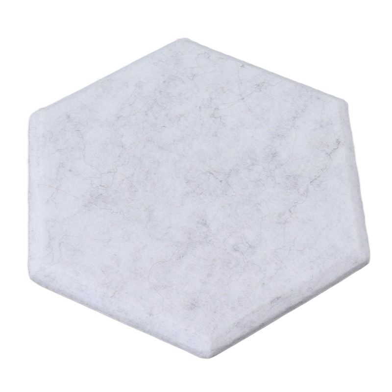 12PCS Hexagon Acoustic Panels High Density Sound Absorbing Panels Sound