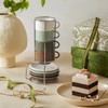 Sweese 2.5 Ounce Espresso Cups Set of 4, Porcelain Stackable
