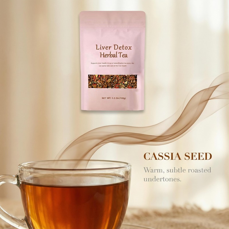 Liver Detox Herbal Tea, Dandelion Root Tea, Chrysanthemum Cassia Seed