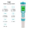 7 in 1 PH/TDS/EC/ORP/S.G/Salinity/Temperature Multi-Parameter Pocket Water Quality Tester with