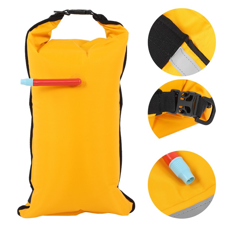 Paddle Float Safety Bag Lightweight Portable Canoe Inflatable Boat Bag