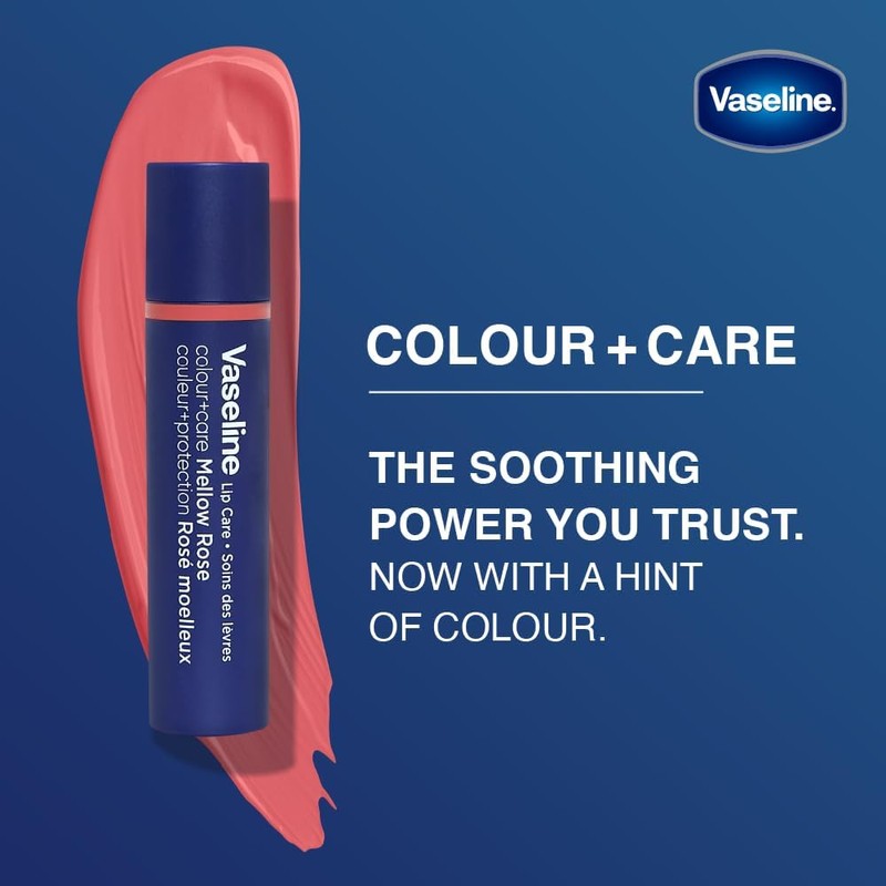 Vaseline - Bálsamo Labial, Lip Color Care Stick (3.0 g),