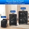 Vacuum Bags for Travel with Wireless Pump, Revolutionary Reusable Compression
