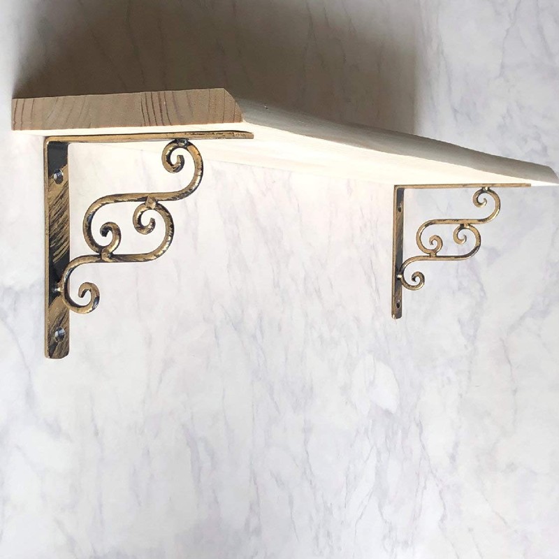 MASOUDITRADING Shelf Bracket, 5.1 inches (13 cm) (1 Piece), Iron