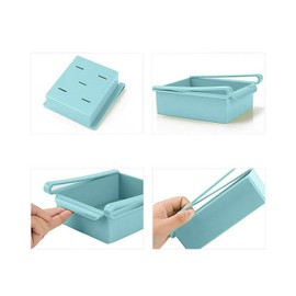 Copper Top - 2 Pcs Retractable Drawer Organizer For Fridge, Refrigerator Storage Organizer Keep Tidy Shelf Organiser for Vegetables and Fruits (2Pcs Gift pack)