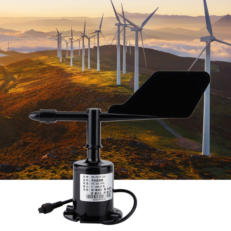 4-20mA 8 Indication Directions Polycarbonate Wind Speed Sensor Anemometer Measuring