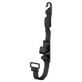 SZSL Car Accessories Long Seat Hook, 1 Pack, 11.8 inches (30 cm), Length Adjustable, Extendable, Load Capacity 12.4 lbs (6 kg), Double Hook Design, Can Hang Luggage and Rucksack at the Same Time