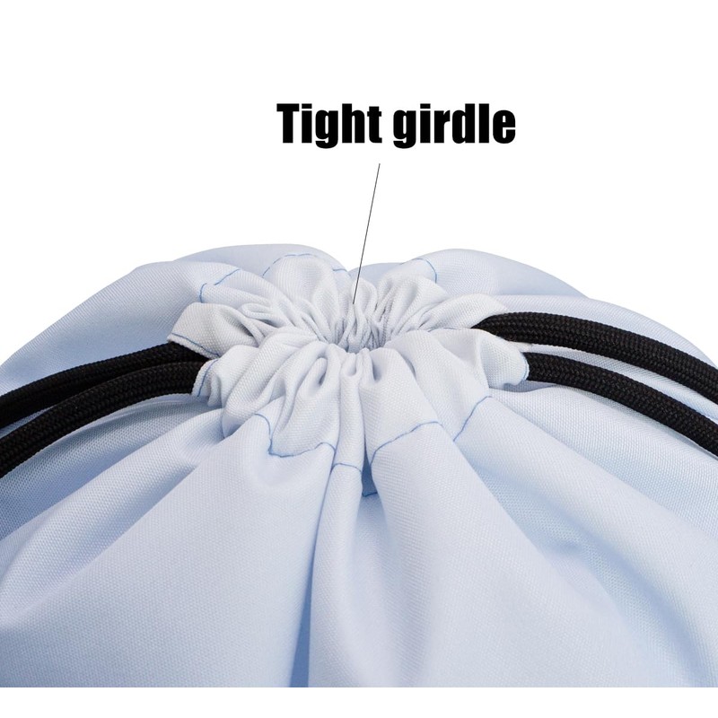 HOLYLUCK Drawstring Backpack Bag Sport Gym Sackpack (gradient blue)