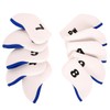 Golf Club Iron Head Covers 10 Piece Set Headcover Protector