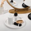 Silicone Bathroom Tray Round Vanity Tray Decorative Soap Holder Kitchen