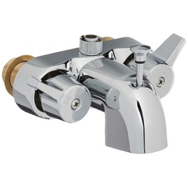 Barclay 195-S-CP Universal Tub Converto Shower Spout with Handles and F3/8-Inch Connection