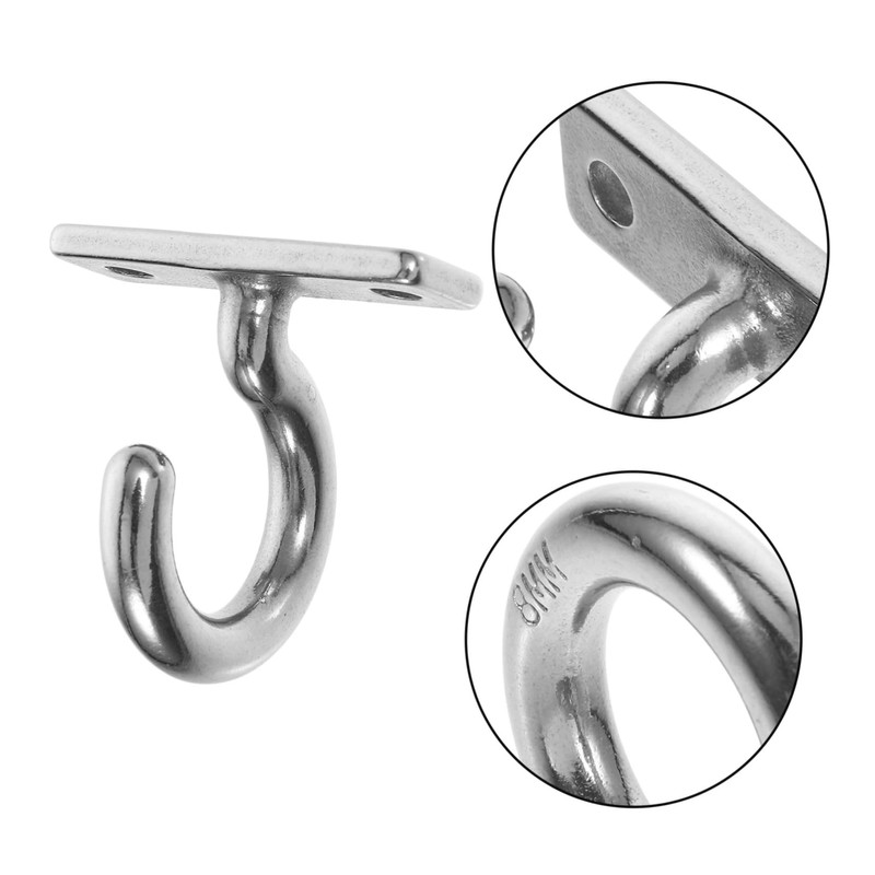 Operitacx Stainless Steel Outdoor Ceiling Hook for Wall Mounting Mandatory