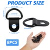 Jecdfs 8pcs Lashing Eyelets D Rings Construction Ring, V Mounting