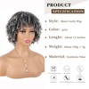 Afro Wig Short, Kinky Curly Wig, Curly Afro Wigs for