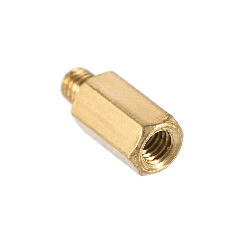 sourcing map M3x8mm+3mm Male-Female Brass Hex PCB Motherboard Spacer Standoff