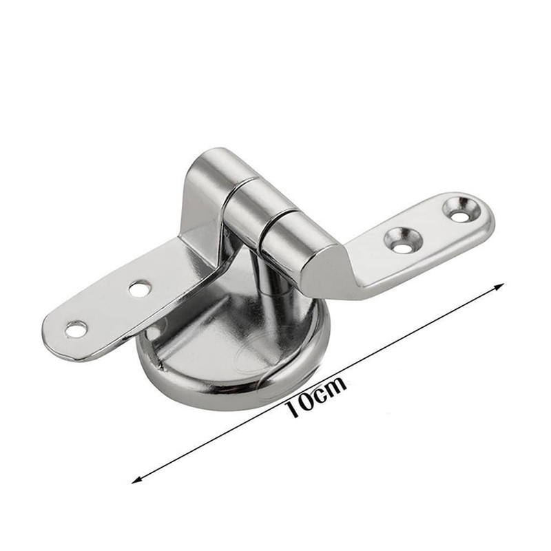 1 Set Zinc Alloy Toilet Seat Lid Hinge Adjustable Replacement