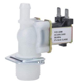 Solenoid Valve Inlet Single Way Guide Water Valve Electric Control Valve for Water Dispensers Refrigerators Washing Machines
