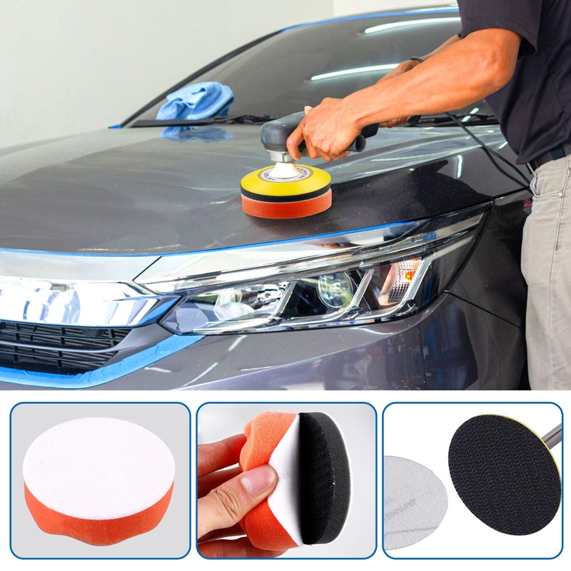WEGREAT Headlight preparation set: 41 pieces headlight restoration set, car