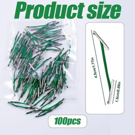 100 Pcs Treasury Tags 45mm Treasury Fasteners Paper Ties,for securing Loose Punched Paper and documents