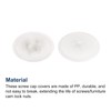 sourcing map Pack of 40 Screw Caps Covers 17 x