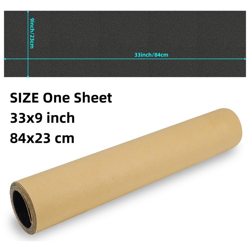 Zeato Grip Tape 33x9’’ Non Slip Silicone-Carbide Bubble Free Application