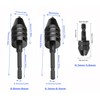 Chargenyang 3 Pcs Keyless Drill Chuck Bit 1/4 Inch Hex