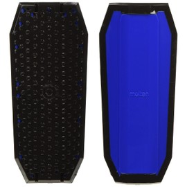 Molten GG0033-BK Shin Guard Flex, Hinged Structure, Medium Size, Blue-Black
